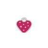 Identification plate for collar Imarc PetScribe Passion Pink Silver