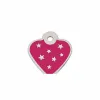 Identification plate for collar Imarc PetScribe Passion Pink Silver