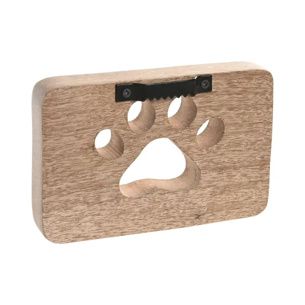 Sieninė kabykla Home ESPRIT Ruda Juoda Geležis Mango mediena Miesto 20 X 6 X 10 CM (2 vnt.)