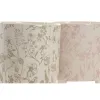 Kabantis šviestuvas Home ESPRIT Balta Žalia Rožinė Keramikinis Gėlės Shabby Chic 13,7 X 13,7 X 14,7 CM (3 Dalys) (2 vnt.)