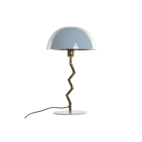 Stalinė lempa Home ESPRIT Mėlyna Auksinis 50 W 220 V