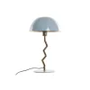 Stalinė lempa Home ESPRIT Mėlyna Auksinis 50 W 220 V