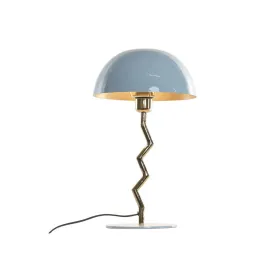 Stalinė lempa Home ESPRIT Mėlyna Auksinis 50 W 220 V