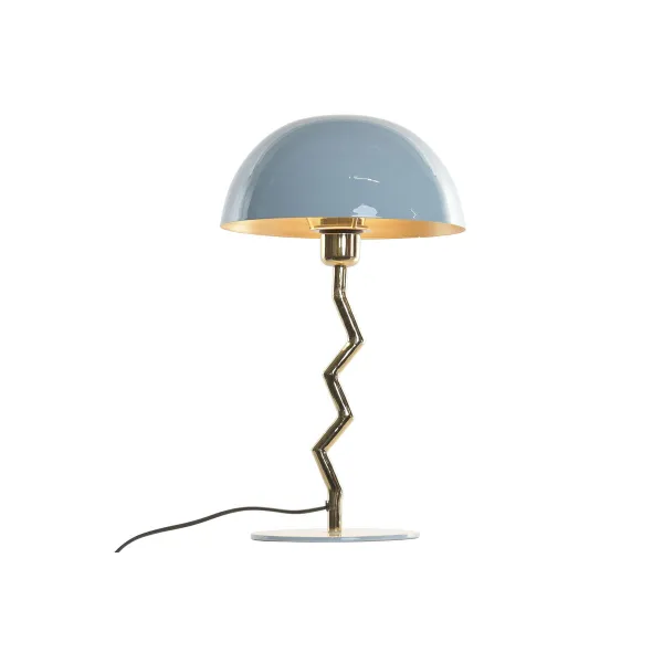 Stalinė lempa Home ESPRIT Mėlyna Auksinis 50 W 220 V