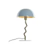 Stalinė lempa Home ESPRIT Mėlyna Auksinis 50 W 220 V
