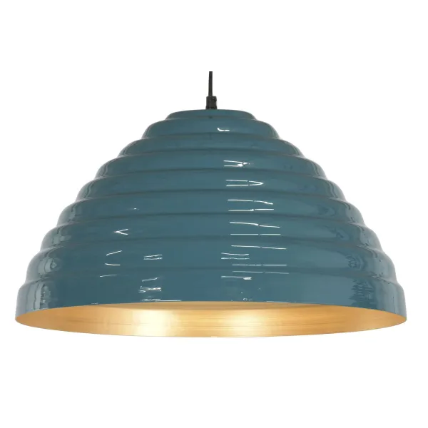 Pakabinamas apšvietimas Home ESPRIT Mėlyna Metalinis Geležis 50 W 50 x 50 x 28 cm