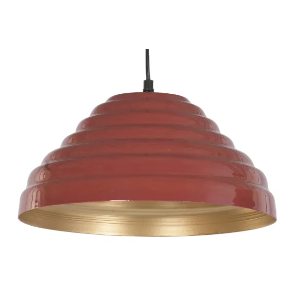 Pakabinamas apšvietimas Home ESPRIT Raudona Metalinis Geležis 50 W 35 x 35 x 17 cm