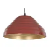 Pakabinamas apšvietimas Home ESPRIT Raudona Metalinis Geležis 50 W 35 x 35 x 17 cm