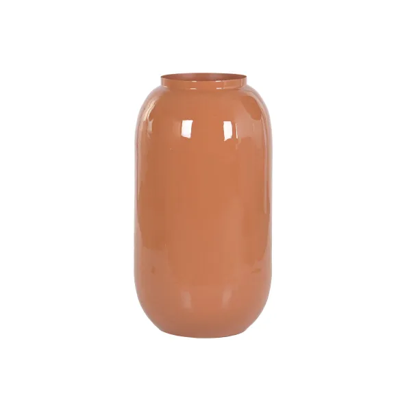 Vase Home ESPRIT Terracotta Iron Urban Lacquered 40 x 40 x 70 cm