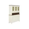 Displejaj stends Home ESPRIT Krēmkrāsa Tumši brūns Mango koks Koks MDF 150 X 45 X 190 CM