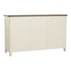 Bufete Home ESPRIT Krēmkrāsa Mango koks Koks MDF 150 x 45 x 90 cm
