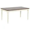 Pusdienu galds Home ESPRIT Brūns Krēmkrāsa Mango koks Koks MDF 160 x 90 x 76 cm
