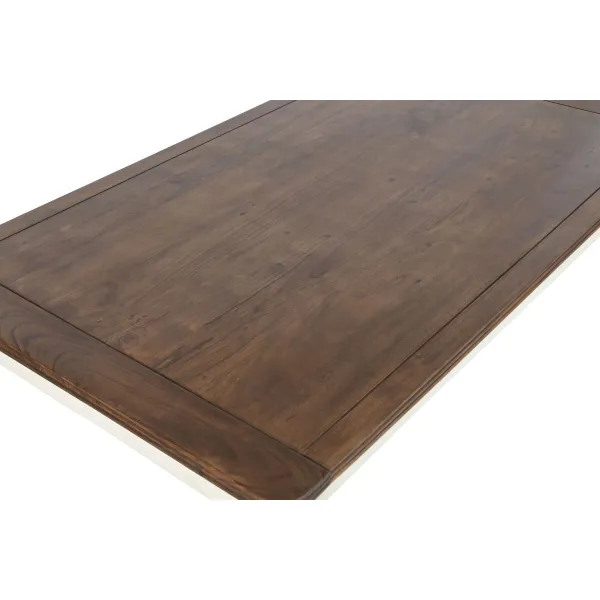 Pusdienu galds Home ESPRIT Brūns Krēmkrāsa Mango koks Koks MDF 160 x 90 x 76 cm