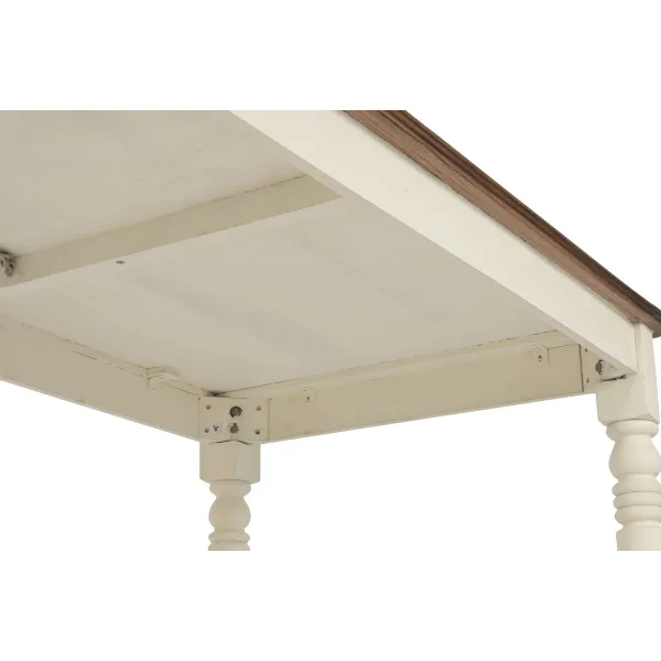 Pusdienu galds Home ESPRIT Brūns Krēmkrāsa Mango koks Koks MDF 160 x 90 x 76 cm
