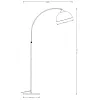 Grīdas lampa Home ESPRIT Bēšs Bronza 220 V 104 X 35 X 178 CM