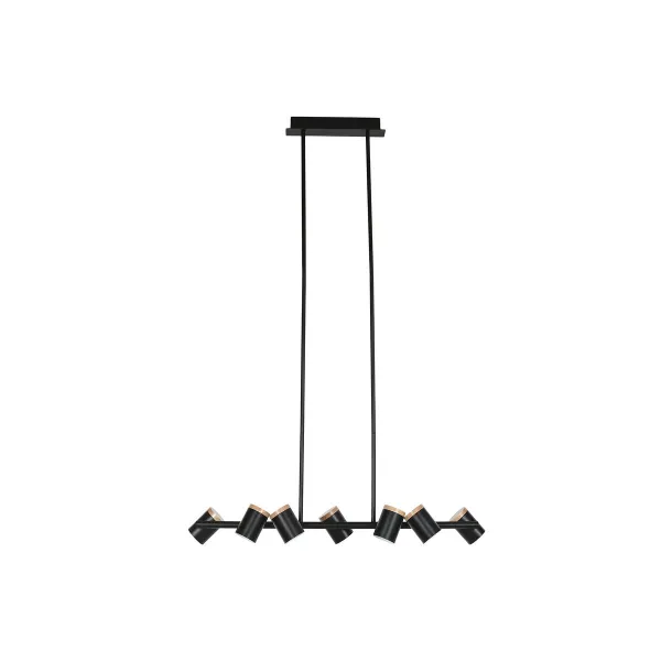 Ceiling Light Home ESPRIT Brown Black Wood Metal 104 X 18 X 164 CM