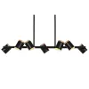 Ceiling Light Home ESPRIT Brown Black Wood Metal 104 X 18 X 164 CM