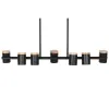 Ceiling Light Home ESPRIT Brown Black Wood Metal 104 X 18 X 164 CM