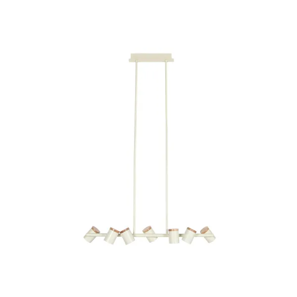 Pakabinamas apšvietimas Home ESPRIT Balta Medžio Metalinis 104 X 18 X 164 CM