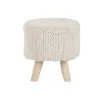 Jalatugi Home ESPRIT Beež Boho 40 x 40 x 40 cm