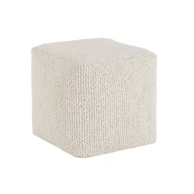 Footrest Home ESPRIT Beige Boho 45 x 45 x 45 cm