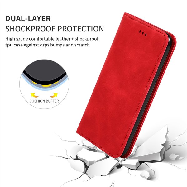 Case Business Style Xiaomi Redmi Note 12 5G/Poco X5 5G red