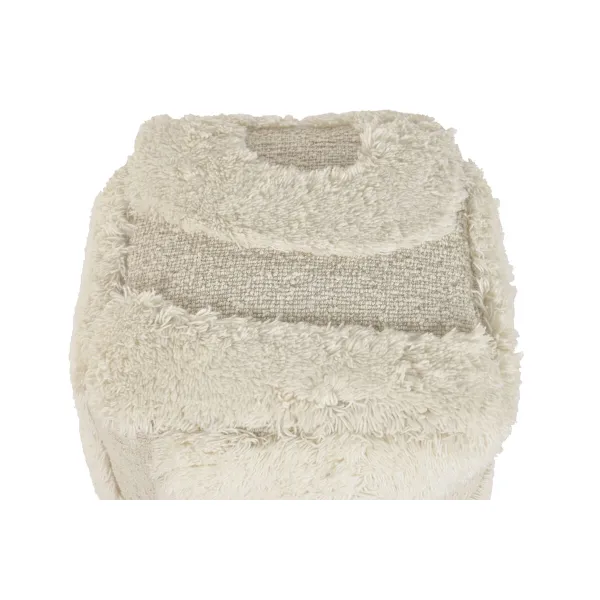 Jalatugi Home ESPRIT Beež Boho 45 x 45 x 45 cm