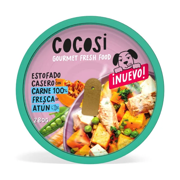 Wet food Cocosi ESTOFADO CASERO Tuna 280 g 9Units