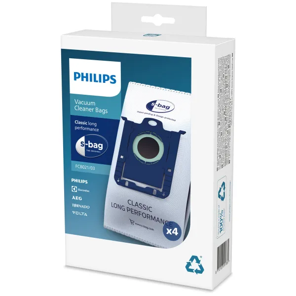 Keičiamas dulkių siurblio maišelis Philips FC8021/03