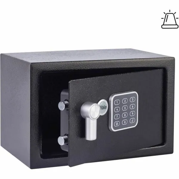 Seifas su elektroniniu užraktu Yale Juoda 8,6 L 20 x 31 x 20 cm Plienas