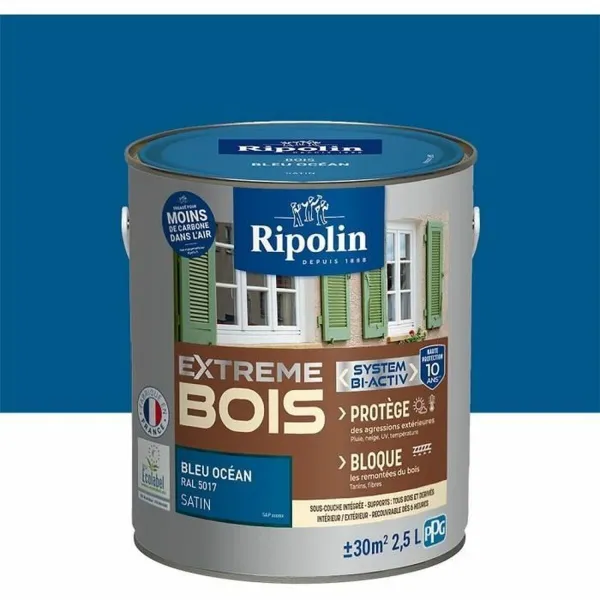 Gruntskrāsa Ripolin Zils Satīna apdare 2,5 L