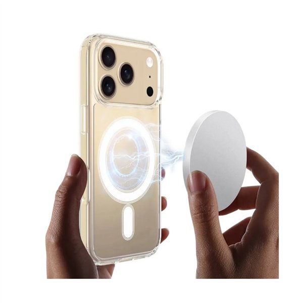 Dėklas Clear MagSafe Case Apple iPhone 17 Pro Max skaidrus