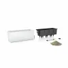 Plant pot Lechuza White Black polypropylene