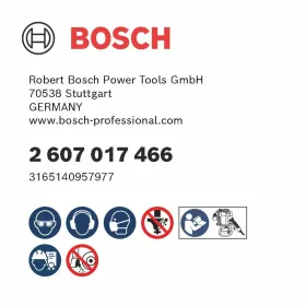 Multipurpose router bit set BOSCH 6 Pieces