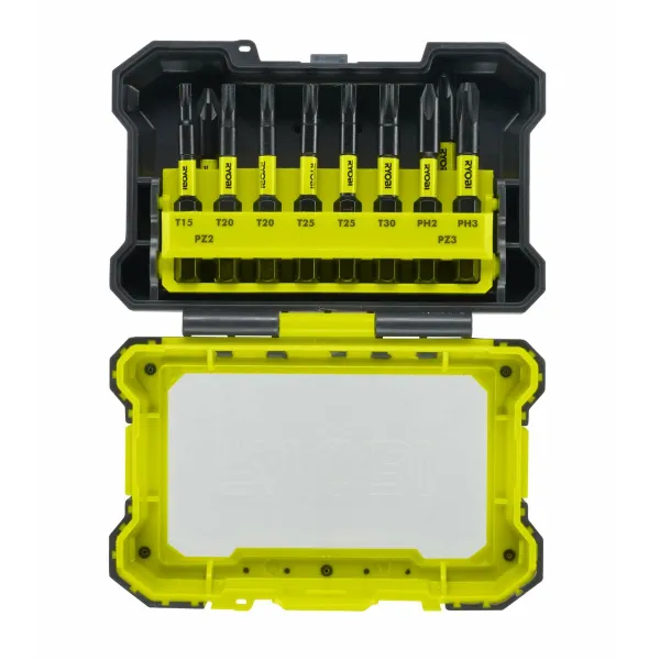 Bit set Ryobi RAK10MSDI 50 mm 10 Pieces Phillips Pozidriv Torx