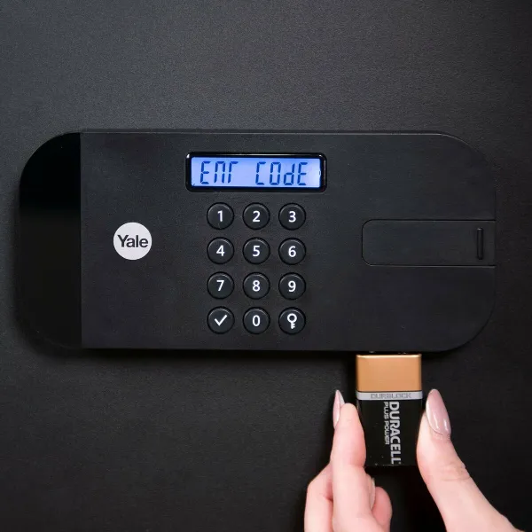 Seifas su elektroniniu užraktu Yale YSEB/250/EB1 20,5 L Juoda Plienas