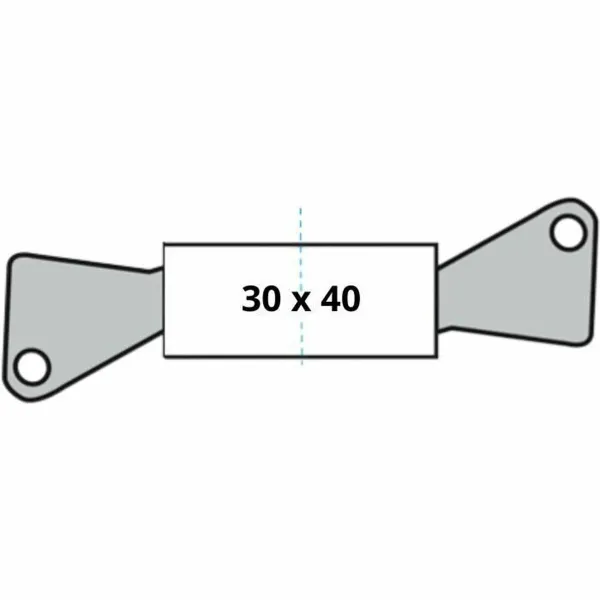 Turvasilinder Yale 30 x 40 mm Messing