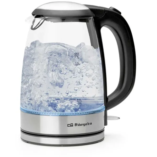 Kettle Orbegozo KT6045 Black Plastic 2200 W 1,7 L