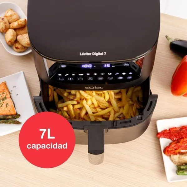õhufritüüri Solac FA1521 Must 1650 W 7 L