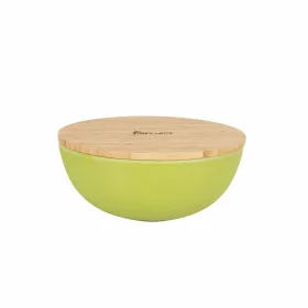 Dubuo Percutti Melaminas Ruda Žalia 18,9 x 18,9 x 8,5 cm Bambukas (4 vnt.)