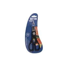 Virtuves šķēres Quttin Zafiro Melns 20 cm (24 gb.)