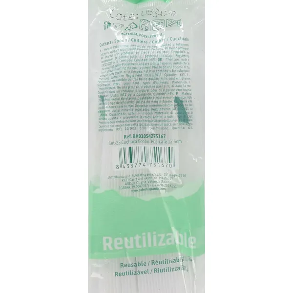 Daugkartinio naudojimo šaukštų rinkinys Algon Kava 25 Dalys 12,5 cm (48 vnt.)