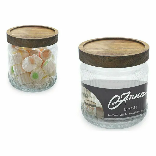 Glass Jar La Mediterránea Anna 450 ml 0,45 L (12 Units)