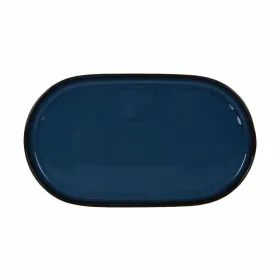поднос для закусок La Mediterránea Chester Синий Овальный 36 x 20,5 x 3 cm (6 штук)