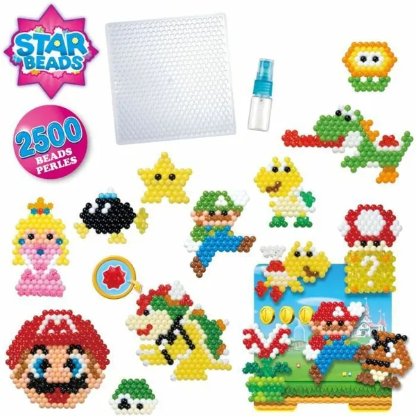 Stikla lodītes Aquabeads The Super Mario Box