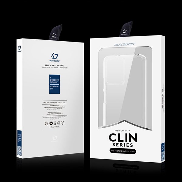 Case Dux Ducis Clin Xiaomi Redmi Note 12 5G/Poco X5 5G Clear