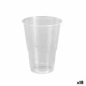 Vairākkārt lietojamu glāžu komplekts Algon Plastmasa Caurspīdīgs 12 Daudzums 500 ml (18 gb.)