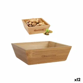 Чаш для Закусок Quttin Бамбук 16 x 16 x 5 cm (12 штук)