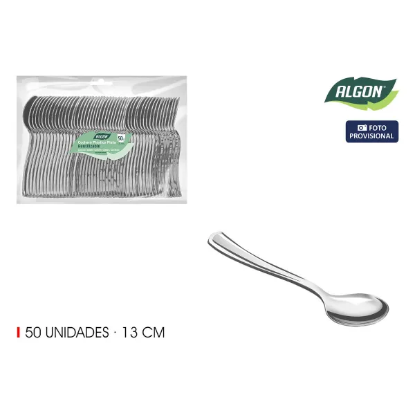 Desertinių šaukštų rinkinys Algon 13 cm 50 Dalys (18 vnt.)