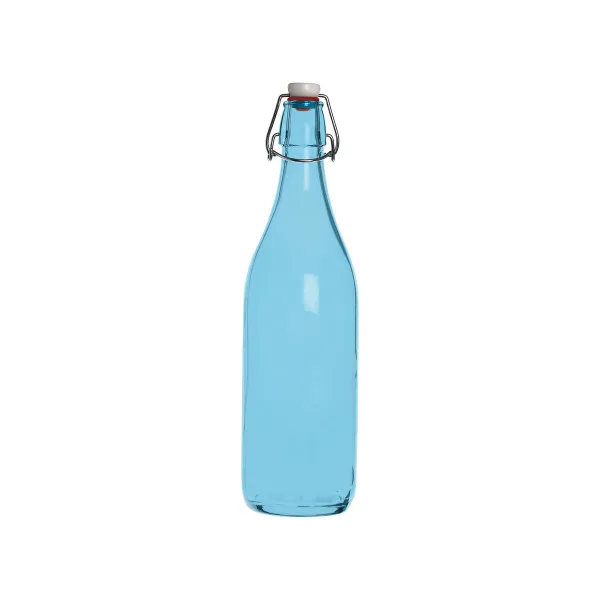 Glass Bottle La Mediterránea Glass 1 L (12 Units)